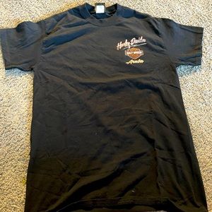 Vintage Harley Davidson Aruba T-shirt Black Small